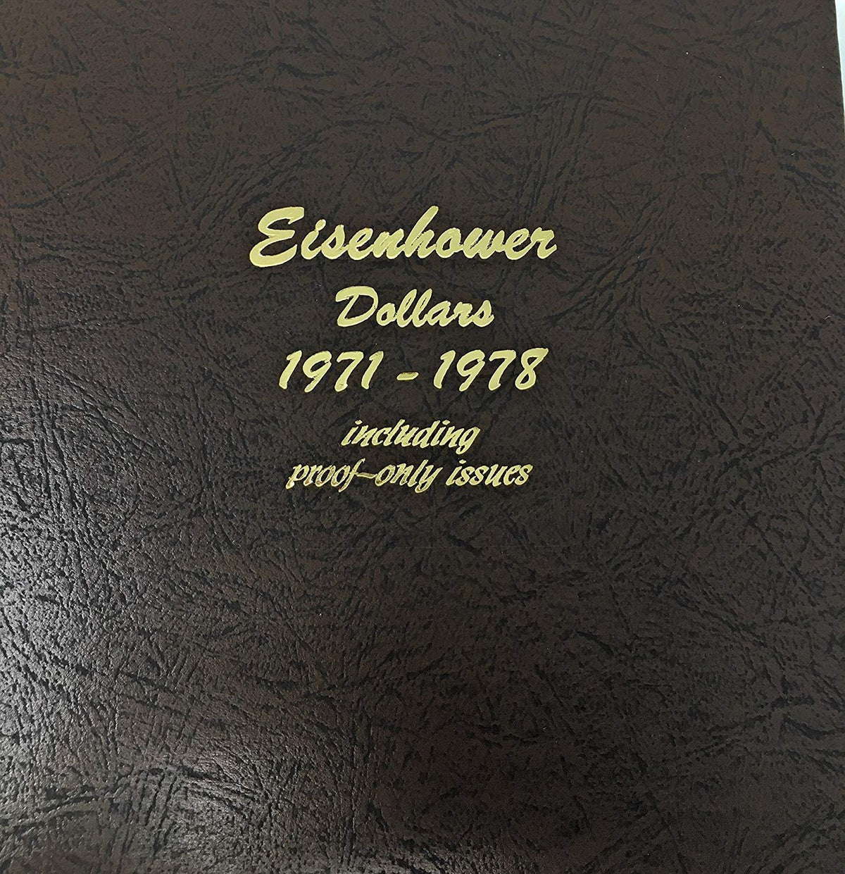 Dansco US Eisenhower Dollar Coin Album 1971 - 1978 with Proof #8176