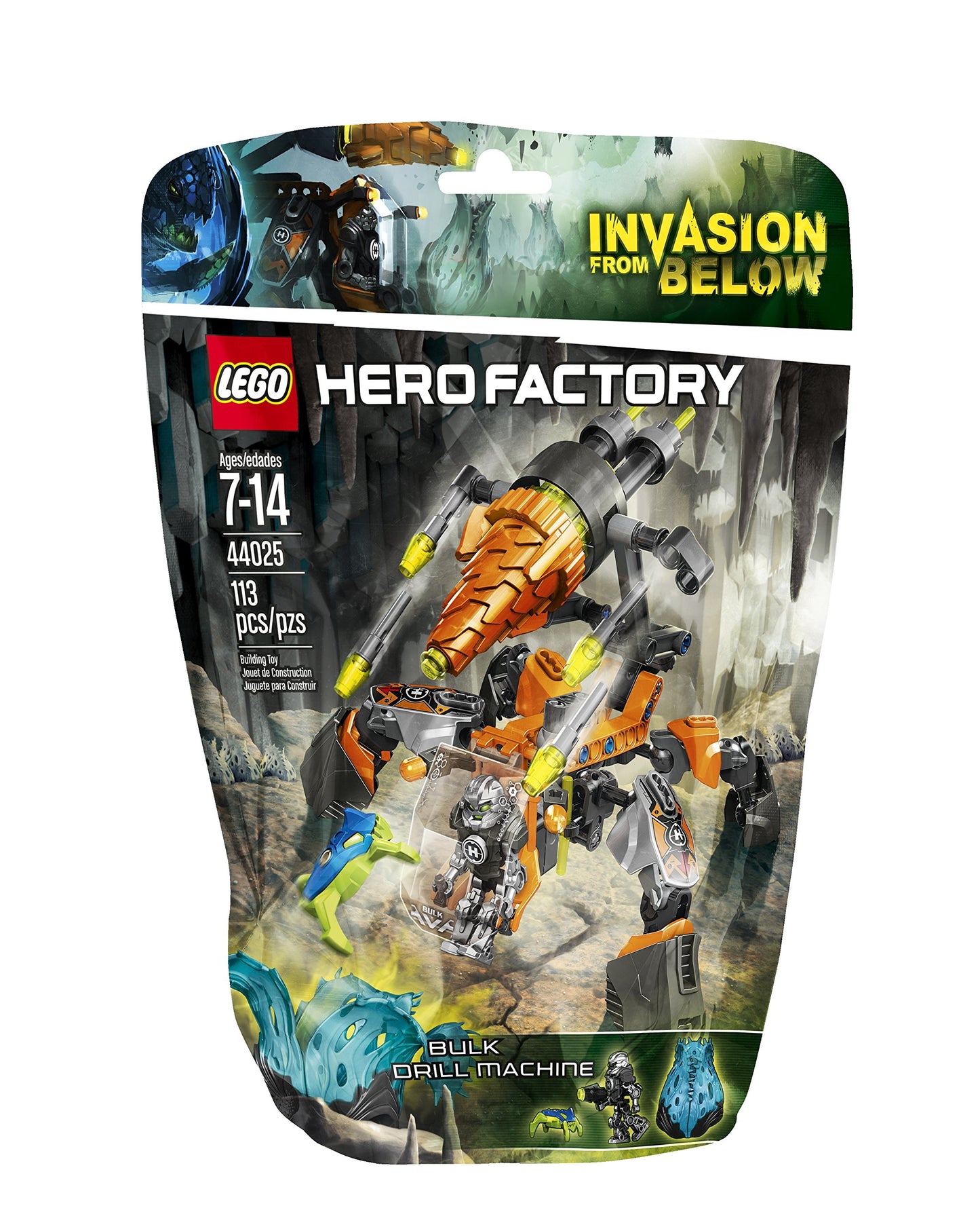 LEGO Hero Factory Bulk Drill Machine 44025 Building Set