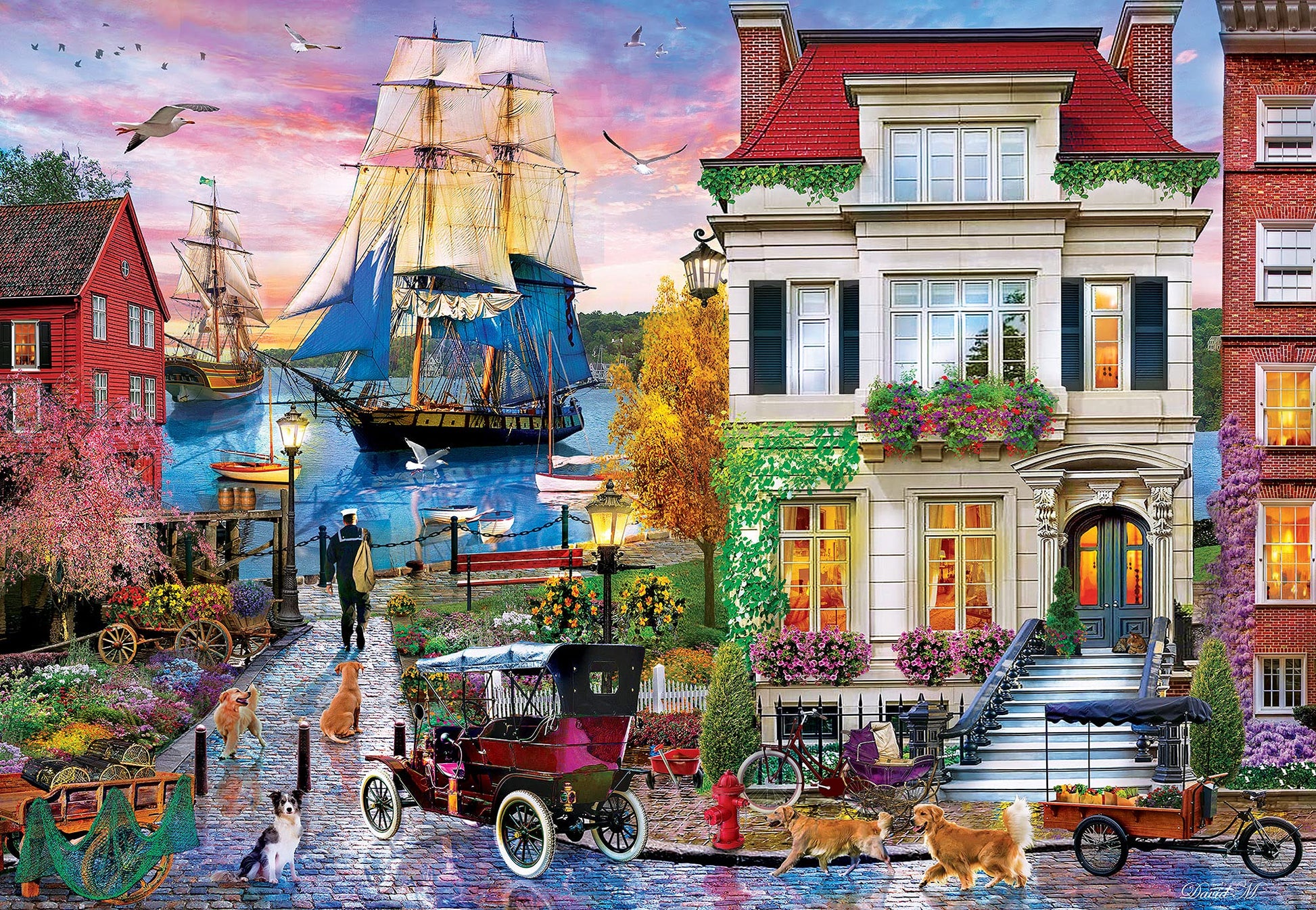MasterPieces 2000 Piece Jigsaw Puzzle for Adults, Family, Or Youth - Early Morning Departure - 39"x27"
