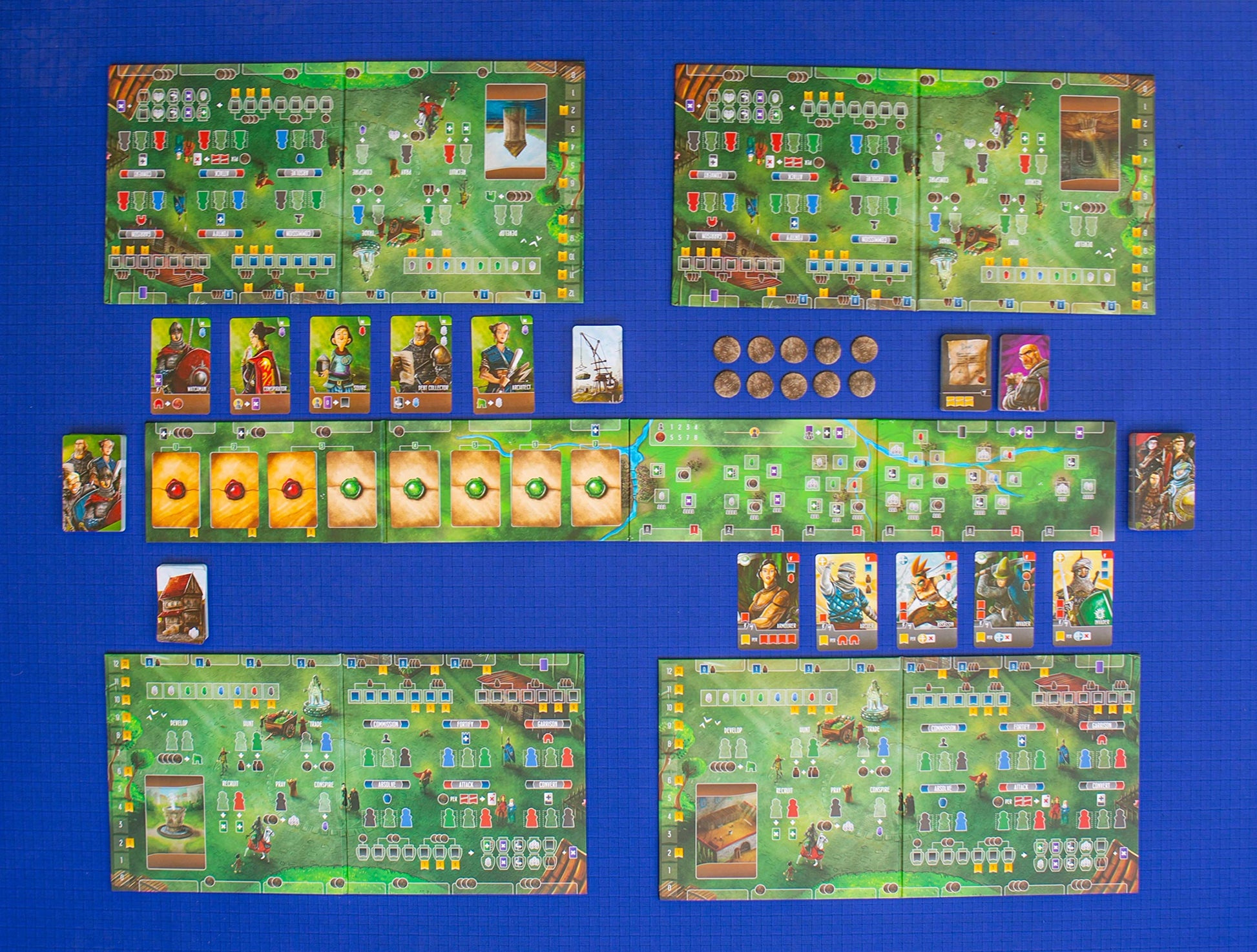 Renegade Game Studios Paladins of The West Kingdom Strategy Board Game, 1-4 Players, Worker Placement, Ages 12 Plus