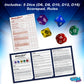 Buddypalgames Bone-Zai5 High-Scoring Family Dice Game | Fun Game with 5 Different RPG Dice, Exciting Categories, Risk and Reward. | Perfect