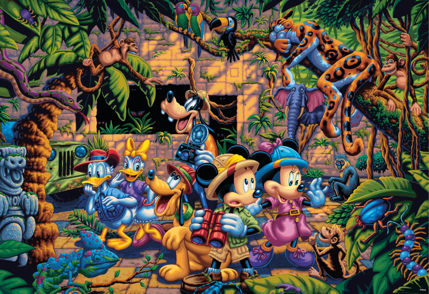 Ceaco - Disney Mickey & Friends Exploring - 1500 Piece Puzzle for Adults