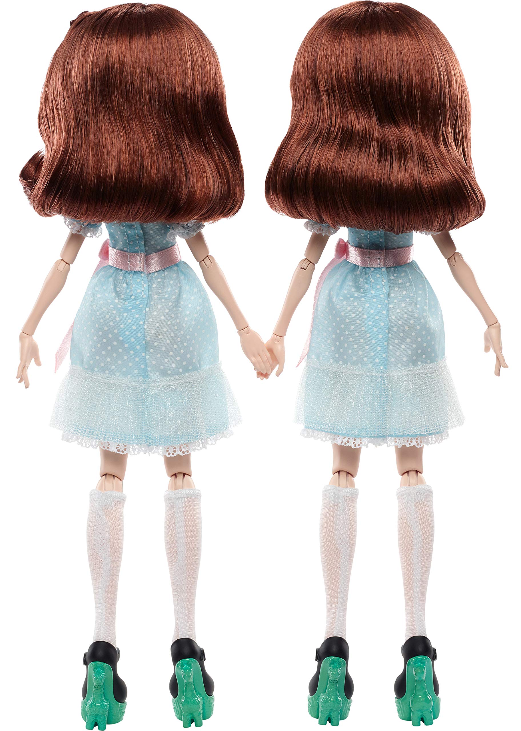 The Shining Grady Twins Collector Doll 2-Pack, 2 Collectible Dolls (10-inch) in Fashions and Film-Inspired Accessories, with Doll Stands