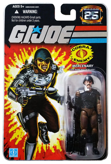 G.I. Joe 25th Anniversary: Major Bludd (Mercenary) 3.75 Inch Action Figure