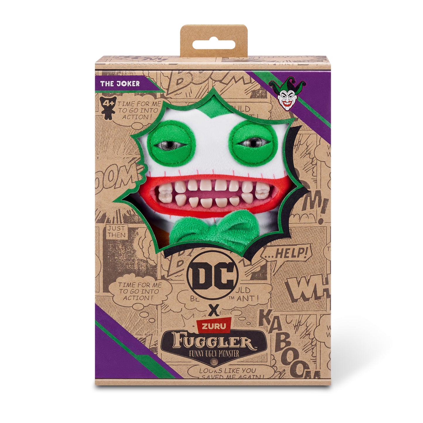 Fuggler x DC by ZURU Funny Ugly Monster, Plush, Collectible, Toy (Joker)