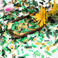 Green Gold and Black Graduation Confetti 2026, 1000 Pcs Congrats Grad Confetti Class of 2026 Party Table Centerpiece for 2026 Graduation Party