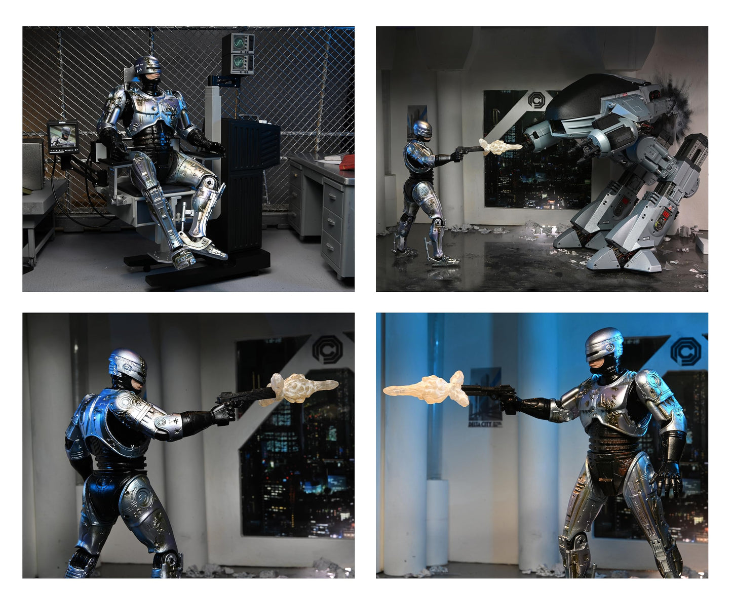 NECA - Robocop Battle Damaged Robocop w/Chair Ultimate 7" Action Figure