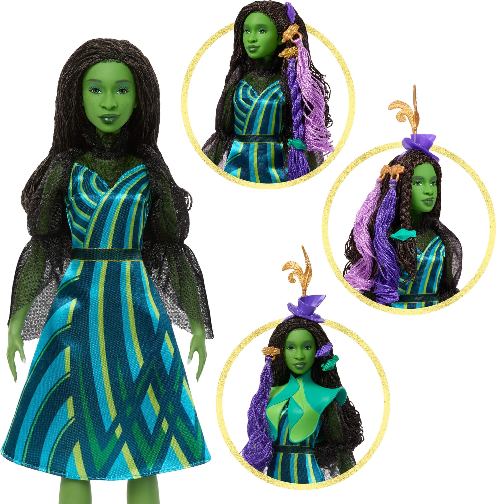 Mattel Universal Pictures’ Wicked Get Ready with Elphaba Doll Set