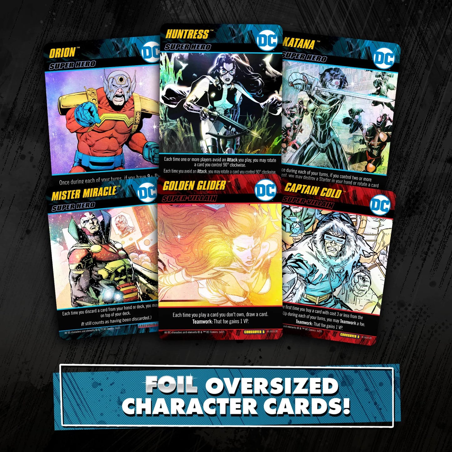 Cryptozoic Entertainment: DC Deck-Building Game: Crossover Collection 1 Expansion- Deck Building Card Game, Ages 14+ Multi