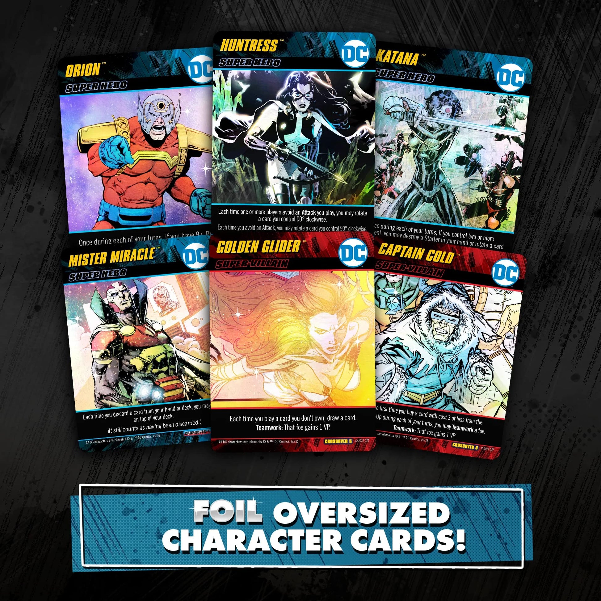 Cryptozoic Entertainment: DC Deck-Building Game: Crossover Collection 1 Expansion- Deck Building Card Game, Ages 14+ Multi