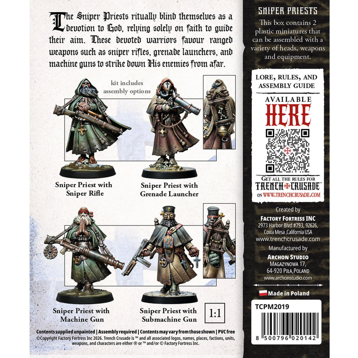 Trench Crusade: Sniper Priest