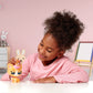 Kindi Kids Scented Sisters Pawsome Royal Family - Pre-School 10" Play Doll: Tiara Sparkles, 6.5" Baby Kindi: Teenie Tiara, and Kindi Pet: Prince