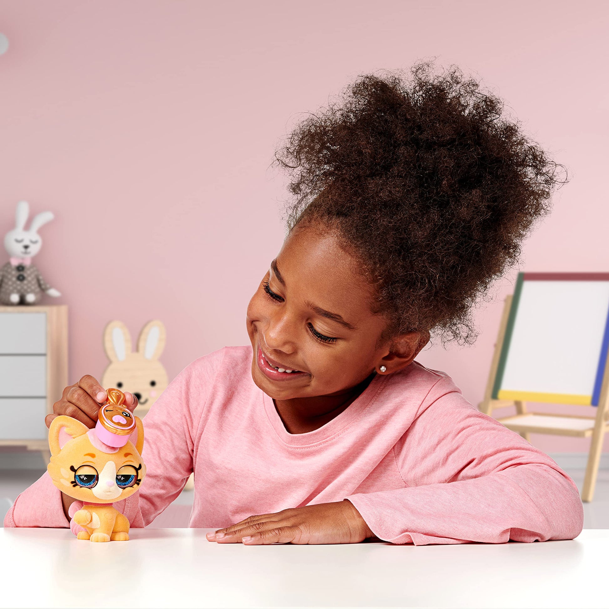 Kindi Kids Scented Sisters Pawsome Royal Family - Pre-School 10" Play Doll: Tiara Sparkles, 6.5" Baby Kindi: Teenie Tiara, and Kindi Pet: Prince