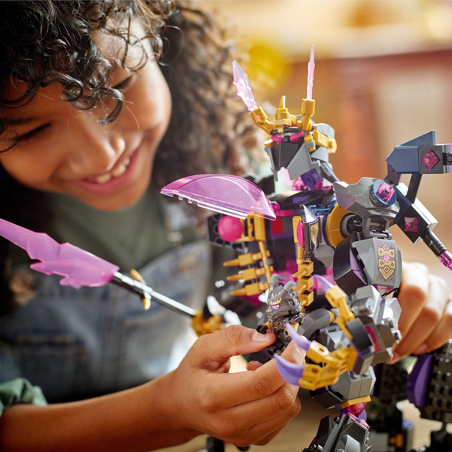 LEGO NINJAGO The Crystal King Set, 71772 Battle Toy for Kids with Posable Centaur Action Figure and Lloyd Minifigure