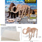 Puzzled 3D Puzzle Woolly Mammoth Wood Craft Construction Model Kit, Fun Unique & Educational DIY Wooden Toy Assemble Model Unfinished Crafting Hobby