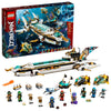 LEGO NINJAGO Hydro Bounty Building Set, 71756 Submarine Toy with Kai and NYA Minifigures, Ninja Toys, Gifts, Presents for Kids, Boys, Girls Age 9 Plus