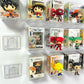 NLDSDSPH 10-Pack Collapsible Acrylic Shelf, Compatible with Funko Pop Figure Collection Case (4.5" x 3.5") Or Display Case for Boxed Characters