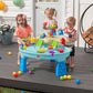 Step2 Ball Buddies Adventure Center Water Table for Kids, Indoor and Outdoor Kids Water Sensory Table Pool, Ages 1.5+ Years Old, 23 Piece Water Toy