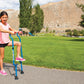 Geospace Adjustable Walkaroo Steel Wee Balance Stilts for Kids - Indoor/Outdoor Play, Exercise, Steel Stilts for Kids- Up to 120 lbs, Height