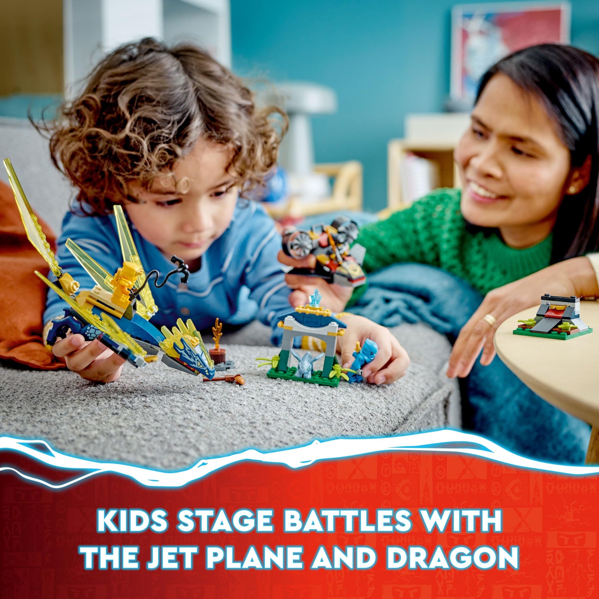 Lego® - Lego® Ninjago 71798 Duel Between NYA and Arins Baby Dragon Rare Set