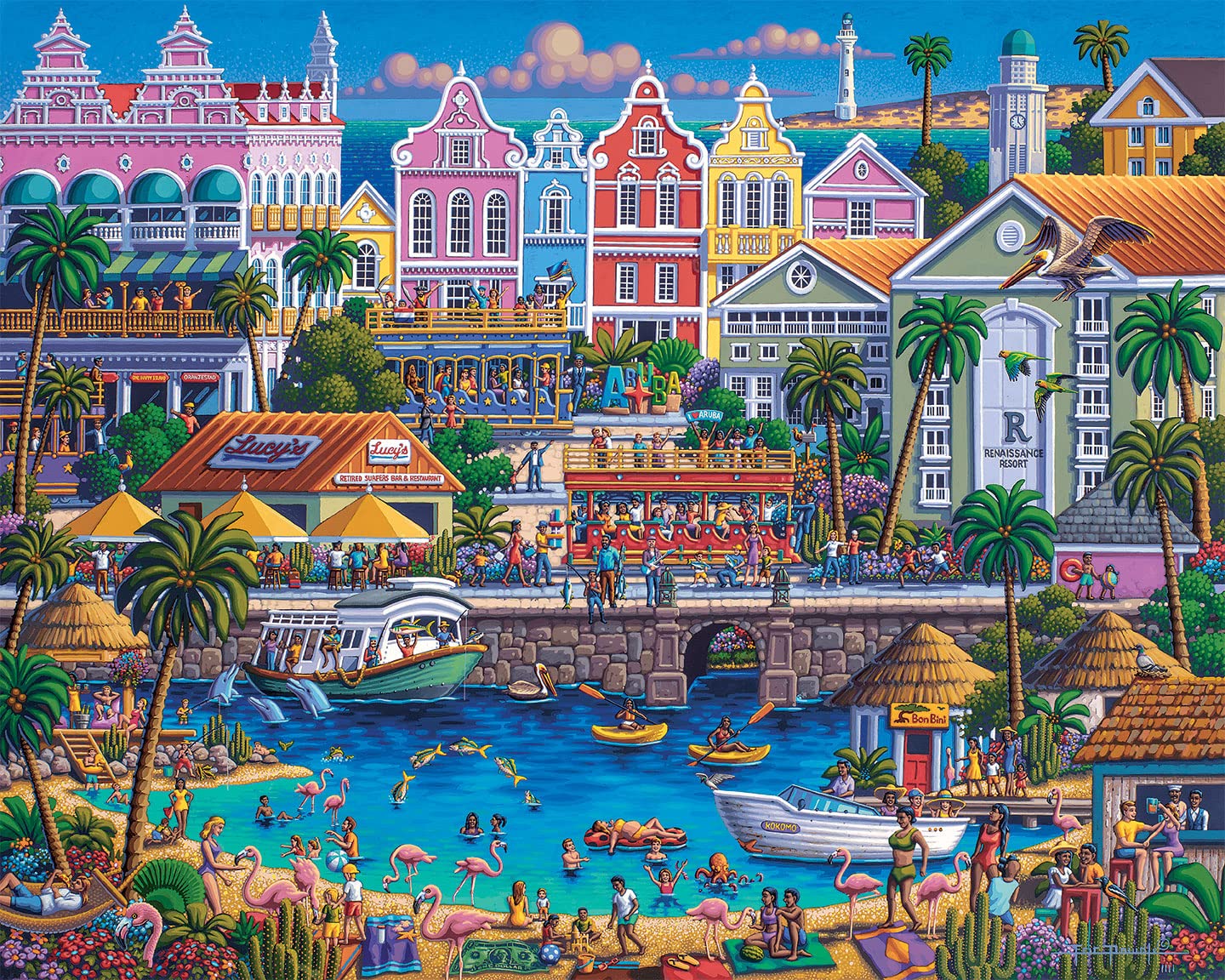 Dowdle Jigsaw Puzzle - Aruba - 500 Piece