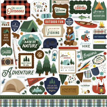 Echo Park Paper Co. Call of The Wild Element Sticker