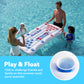 SLOOSH Pool Toys Games Set - Pong Toss Game Water Toys for Adults Kids Family Games, Inflatable Floats Lounge Raft Floating Swimming Pool Accessories