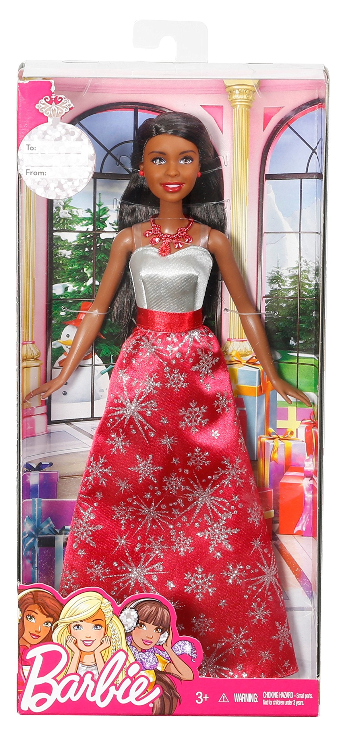 Barbie Black Hair Holiday Doll