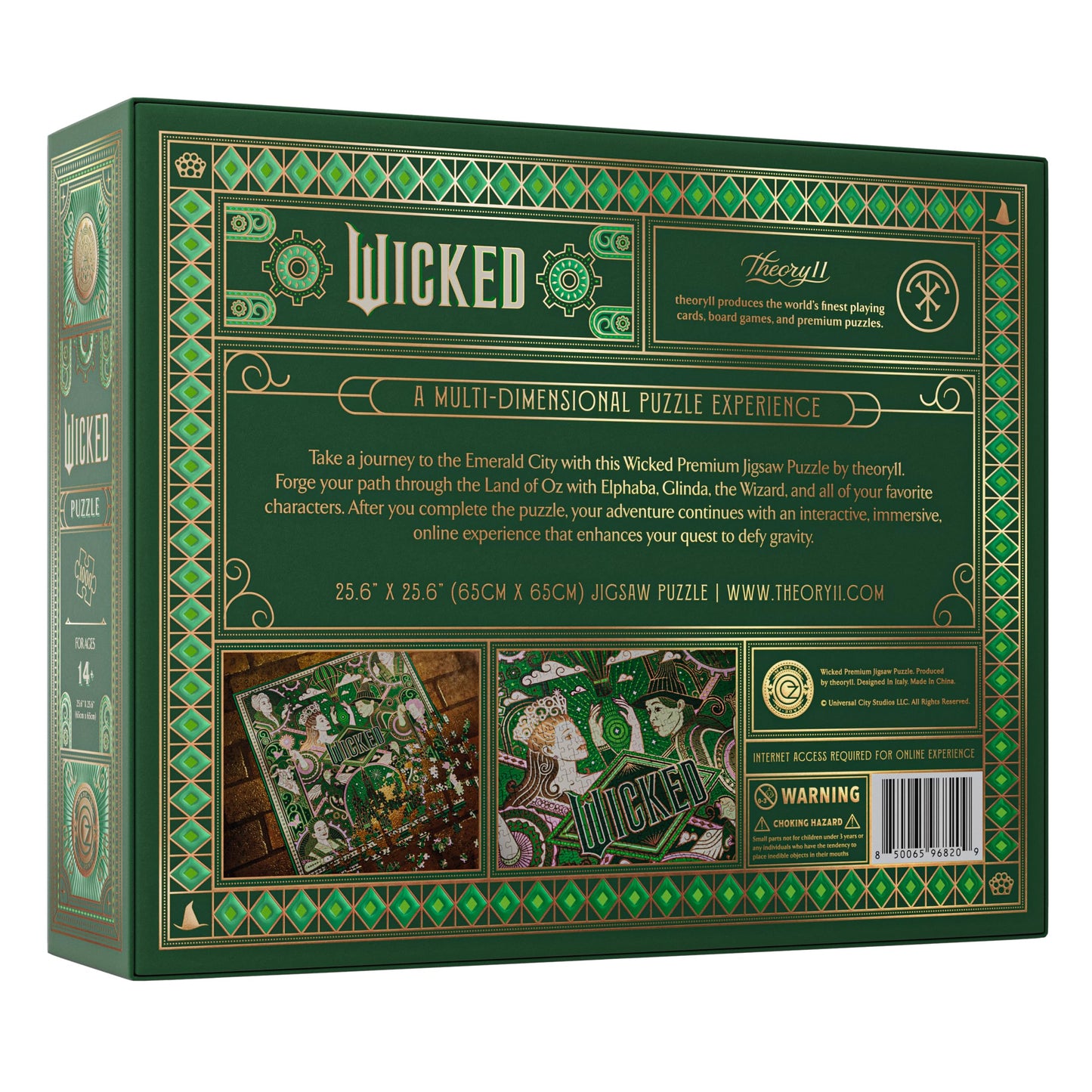 theory11 Wicked Jigsaw Puzzle 1,000 Piece Jigsaw Puzzle - Officially Licensed Wicked Merchandise & Collectibles - Precision Fit and Premium Quality