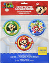 Amscan 291554 Super Mario Brothers™ Honeycomb Decorations, 3 pcs, Party Favor