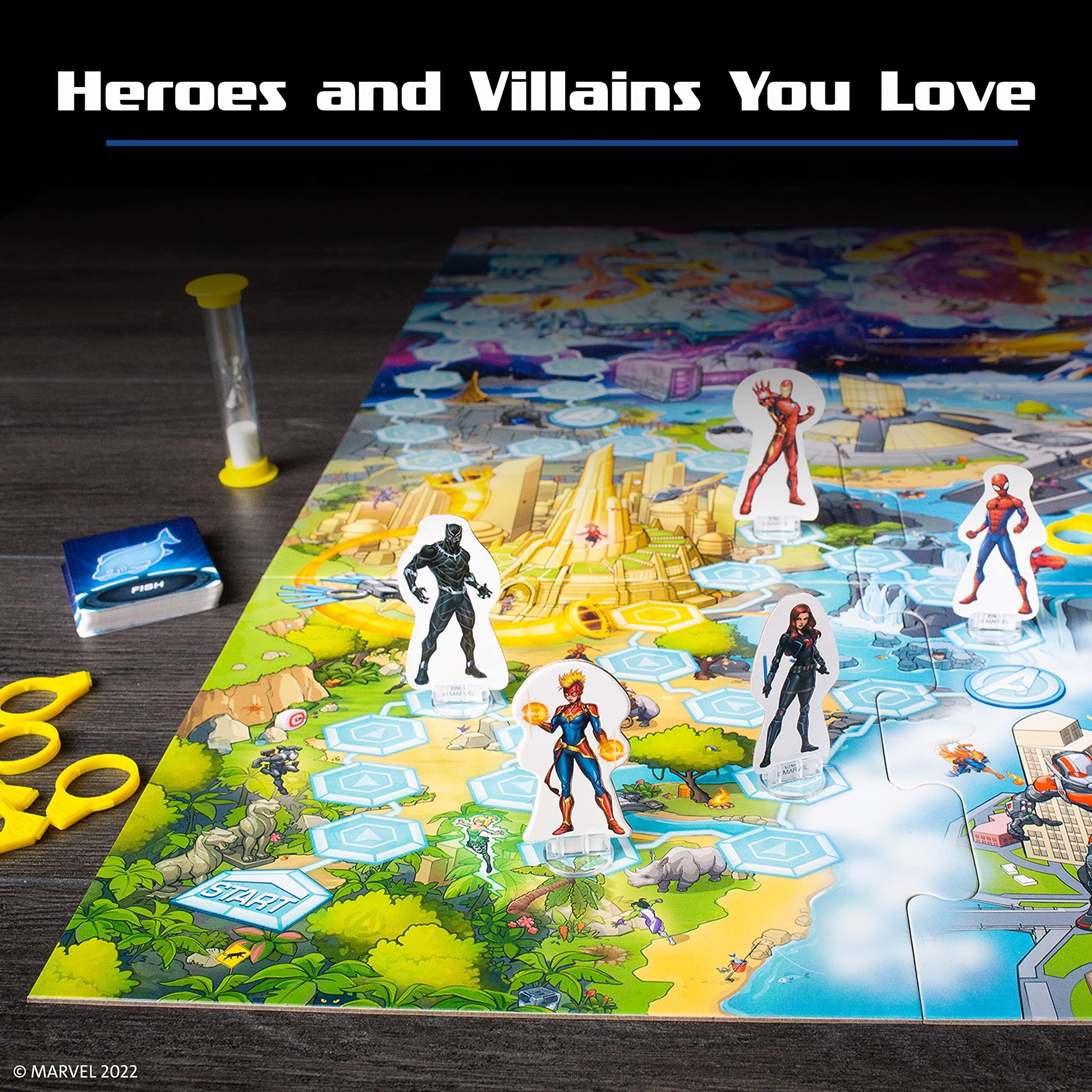 Ravensburger Marvel Eye Found It! Board Game - Engaging Puzzle Game for Kids and Adults | Features Beloved Marvel Characters | Encourages Memory