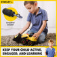 Stanley Jr Take Apart Front Loader Kit for Kids TT002-SY: Children’s 25 Piece Yellow STEM Construction Toy with Figure, Screwdriver, Bolts for Ages 3+