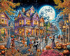 Moonlit Halloween Jigsaw Puzzle 1000 Piece by Vermont Christmas Company - Large Pieces - Fully Interlocking & Randomly Shaped Pieces - 30" x 24"