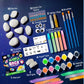 Rock Painting Kit- Glow in The Dark Rock Kit, Arts and Crafts for Kids Ages 6-12, Art Supplies Toy, Kids Craft Paint Kits, Arts & Crafts for Boys