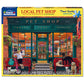 White Mountain 500 Piece Jigsaw Puzzle Nostalgic Dog, Local Pet Store