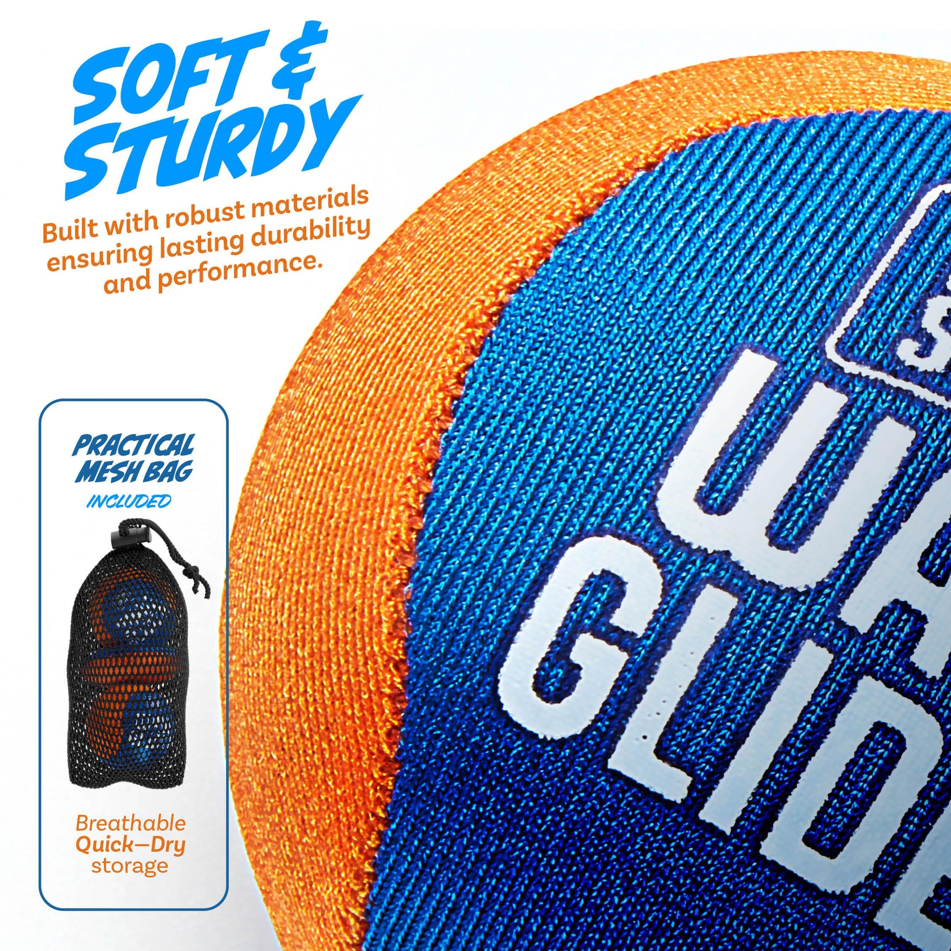 HydroSport Skipping Water Balls - Pool Ball - Beach Toys for Kids Ages 8-12 - Lake Skip, Skee, Fly Swimming Game Adults, Boys, Teens, & Family - Water