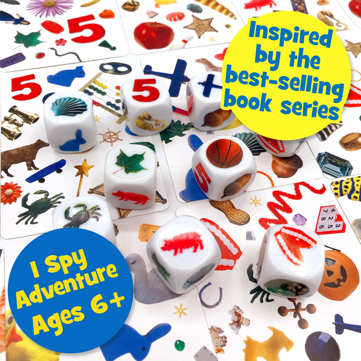 Briarpatch I SPY Find It Fast Game - an Immersive I Spy Adventure for Ages 6+ | Fast-Paced Dice Action, Brain Teasers, Hand-Eye Coordination, and