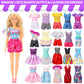 Style Shine 90 Pcs Doll Clothes and Accessories,2 Wedding Gowns 2 Evening Dresses 6 Fashion Dresses 4 Set Casual Outfit Top and Pant 2 Swimsuit,20