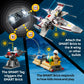 LEGO Star Wars SMART Play: Luke’s Red Five X-Wing Interactive Building Toy - All-in-One Set - Reacts to How You Move and Play with a SMART Brick