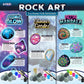 ArtSkills Rock Painting Kit - 18 Rocks - Geode, Mandala & Glow in the Dark Rock Painting, Arts and Crafts for Kids