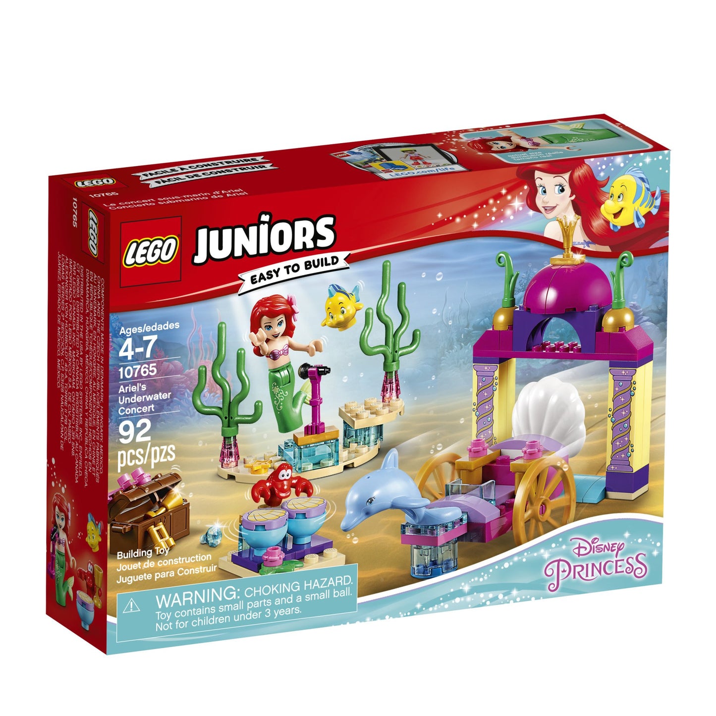 LEGO Juniors Ariel’s Underwater Concert 10765 Building Kit (92 Piece)