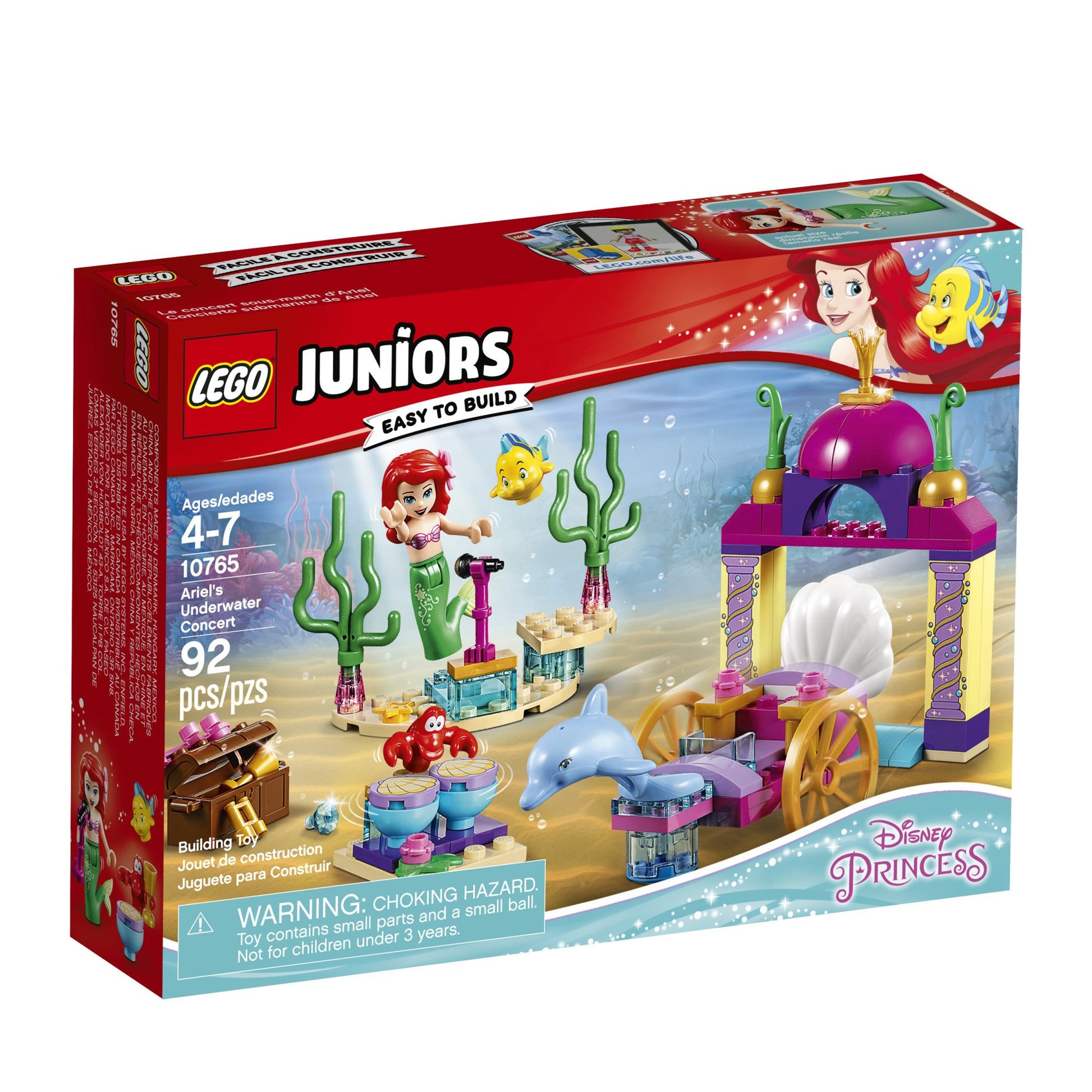 LEGO Juniors Ariel’s Underwater Concert 10765 Building Kit (92 Piece)