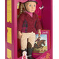Our Generation - Lily Anna - Posable 18-Inch Equestrian Doll - Blue Eyes & Blonde Hair - Horseback Riding Accessories & Storybook - Pretend Play - Toy