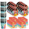 Beach Party Supplies - Ocean Birthday Party Supplies - Summer Birthday Party Supplies - Surfing Party Supplies | Beach Tableware Set Includes Plates