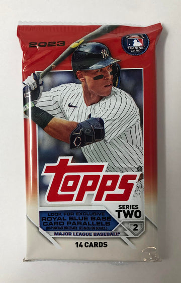 2023 Topps Series 2 Baseball Relic Box Value Pack - 14 Cards Per Pack - Look for Exclusive Commemorative Team Logo Patch Cards