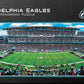 Masterpieces 1000 Piece Sports Jigsaw Puzzle - NFL Philadelphia Eagles Center View Panoramic - 13"x39"