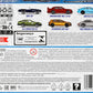Hot Wheels 1:64 Scale Die-Cast Toy Cars, Set of 6 European Vehicles with Elevated Deco (Styles May Vary)