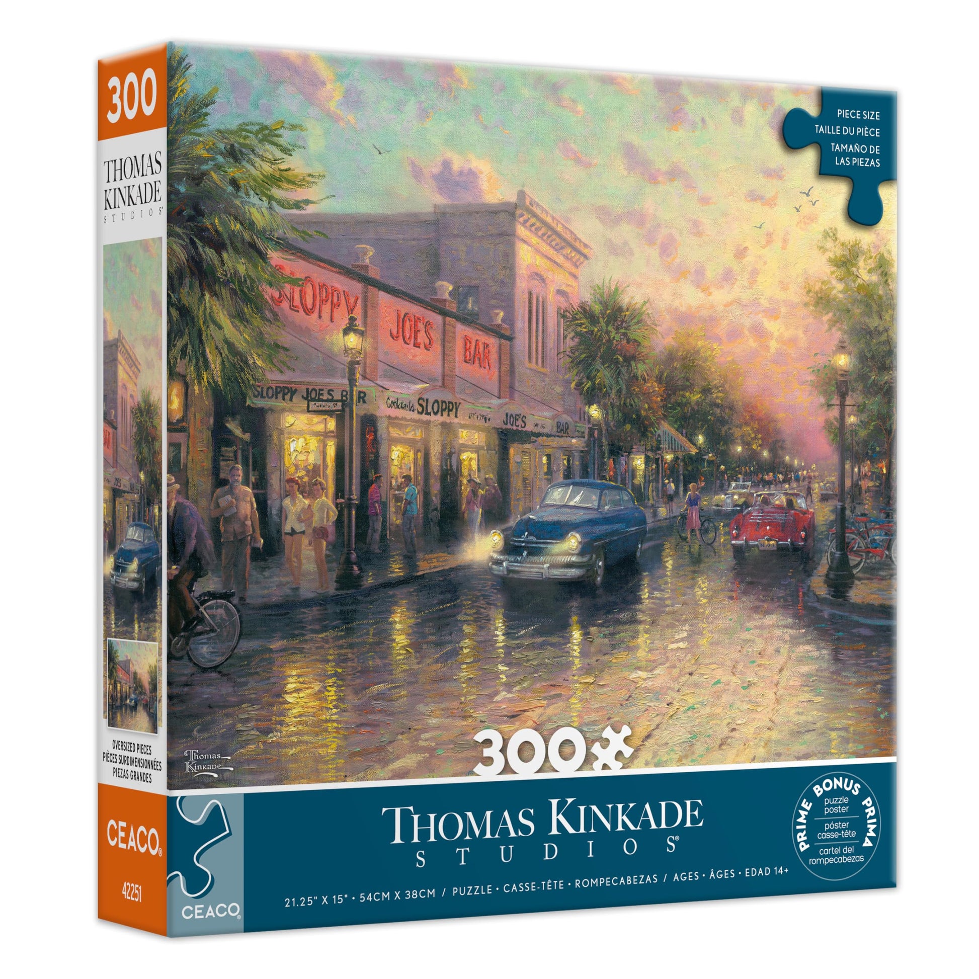 Ceaco - Thomas Kinkade - Key West - 300 Large Piece Puzzle for Adults