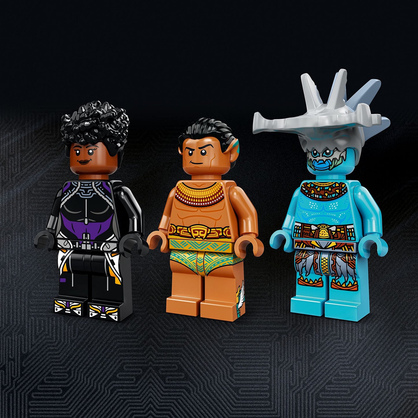 LEGO Marvel Black Panther Wakanda Forever King Namor’s Throne Room Building Kit 76213, Submarine Toy Building Set with 3 Marvel Mini Figures, Great