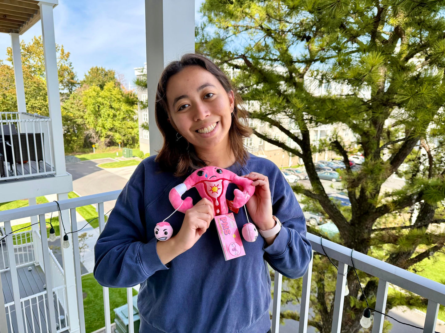 GIANT MICROBES PMS Uterus Plush, Hysterectomy Gifts, Feminist Gift, Fertility Gift, Uterus Gifts, Period Care Package, Period Comfort Items, PMS